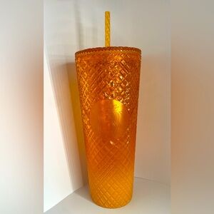 2022 Starbucks Summer Tumbler  Ombre Mango, Orange, Yellow
